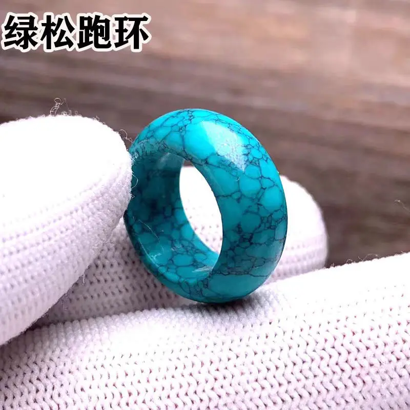 Natural Turquoise Running Accessories Ring 108 Vajra Moon Bodhi Handheld Buddhist Beads Necklace