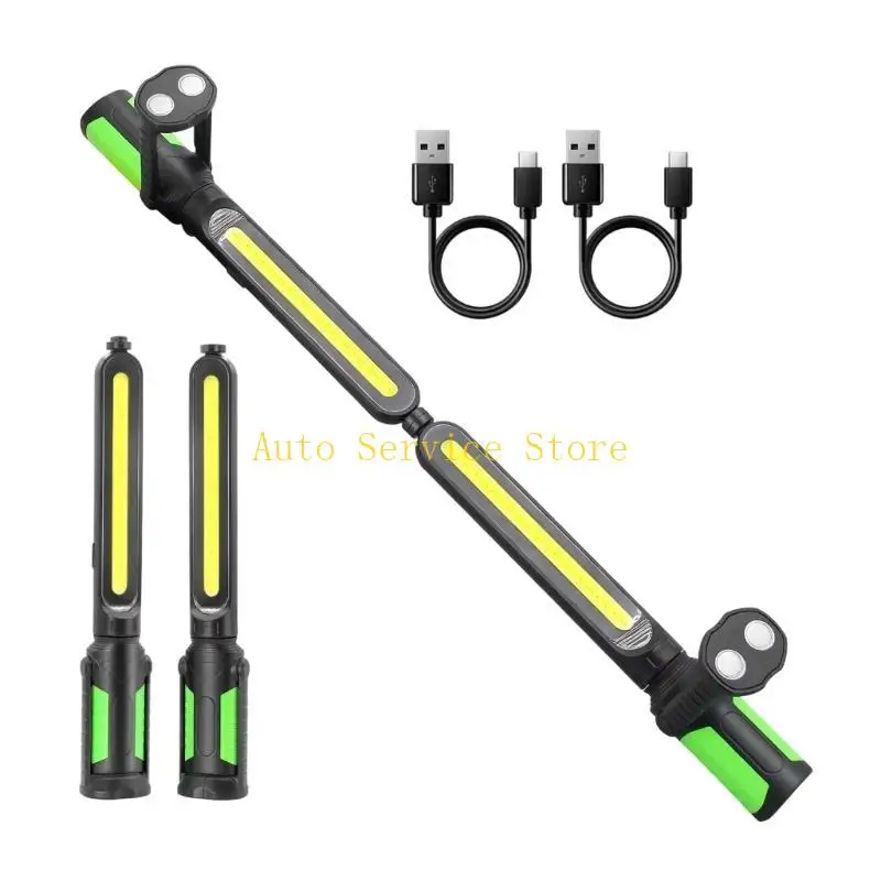 

462A Extreme Bright 2400LM Перезаряжаемый светодиодный рабочий фонарь с магнитным креплением для ремонта автомобилей Dynamics