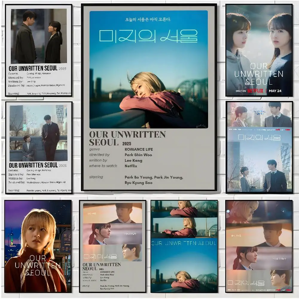 

Hot Kdrama Our Unwritten Seoul Poster HD art poster for home living room bar office decoration sticky waterproof