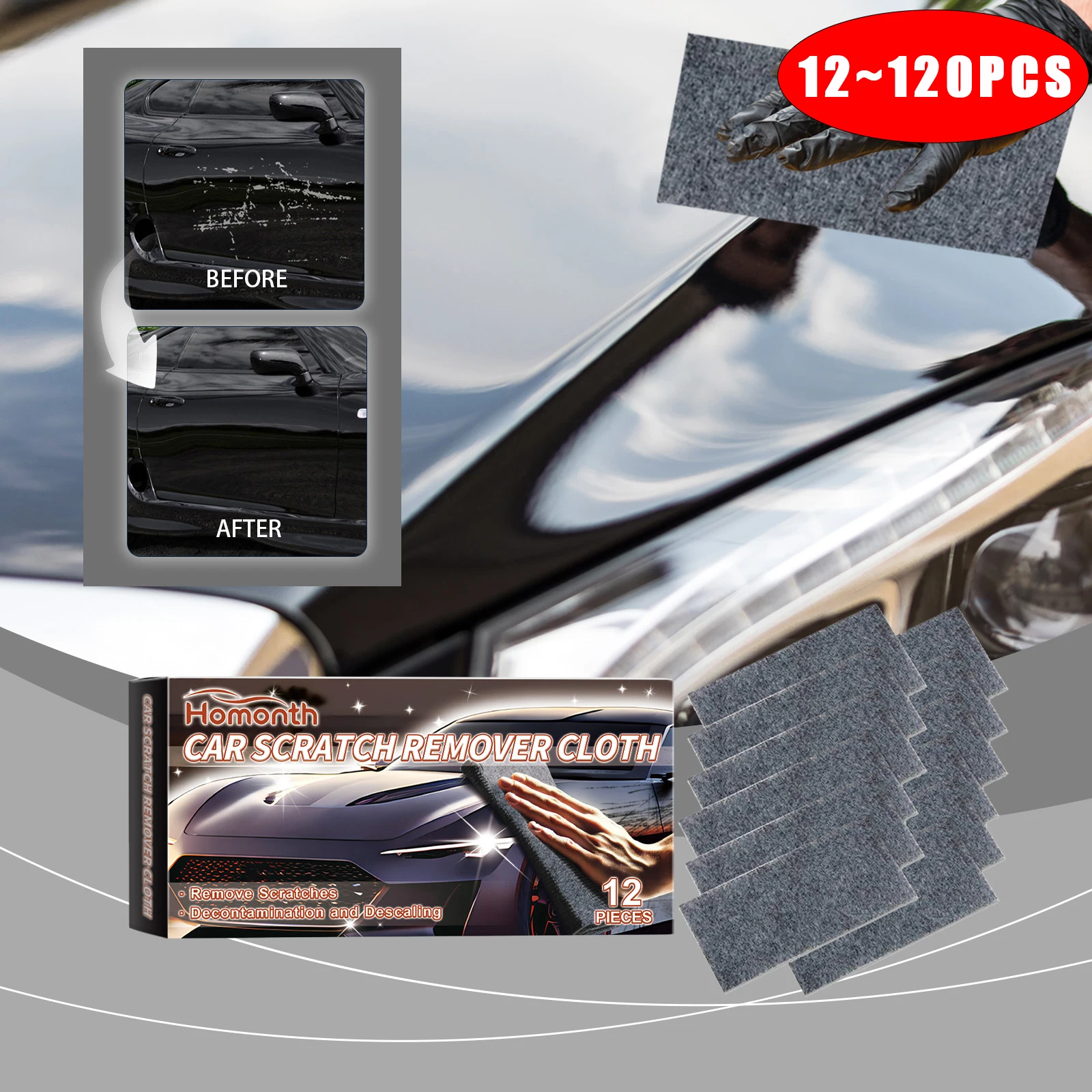 ترقية نانو ماجيك سيارة مزيل الخدوش القماش متعددة الأغراض خدش إصلاح القماش نانوماجيك القماش لإصلاح طلاء السيارات خدش