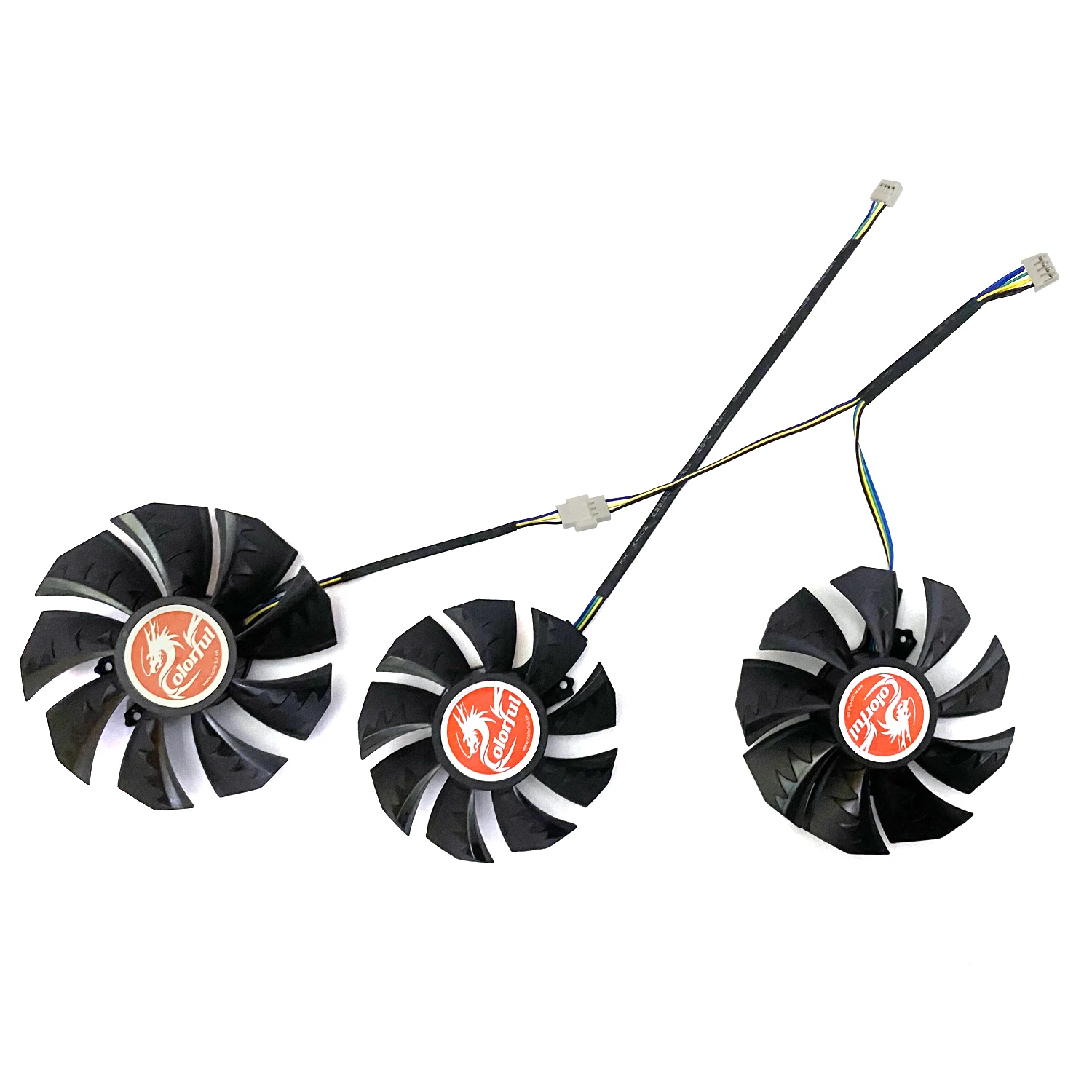 Yeni 87mm 4pin rtxgpu GPU soğutucu renkli Geforce RTX için 3060 3070 3080 TI 3090 NB 12G-V grafik kartı soğutma fanı