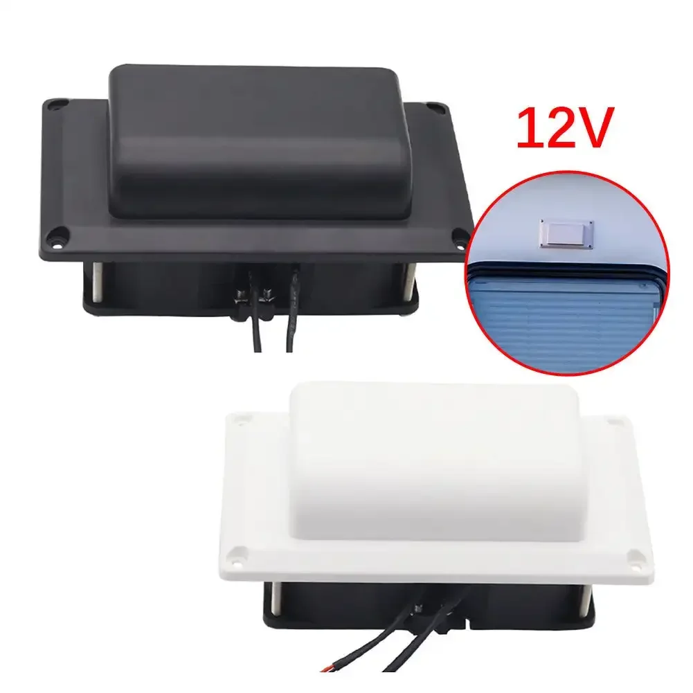 Caravan Accessories DC12V 6W Range Hood Exhaust Fan Black/White Vent Quick Exhaust Oil suction Kitchen vent For Motorhome