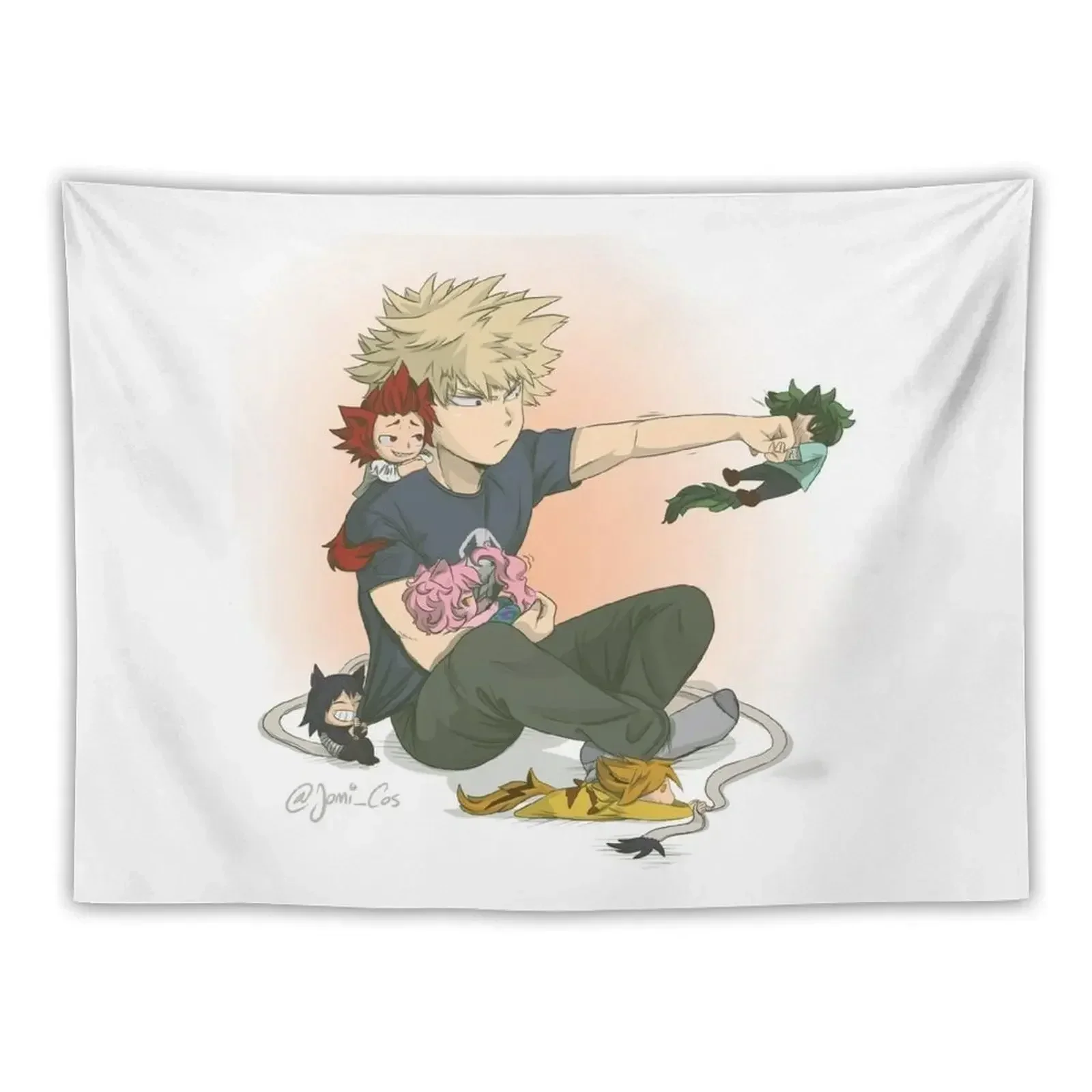 Bakusquad - Nope Tapestry Art Mural For Bedroom Room Design Tapestry