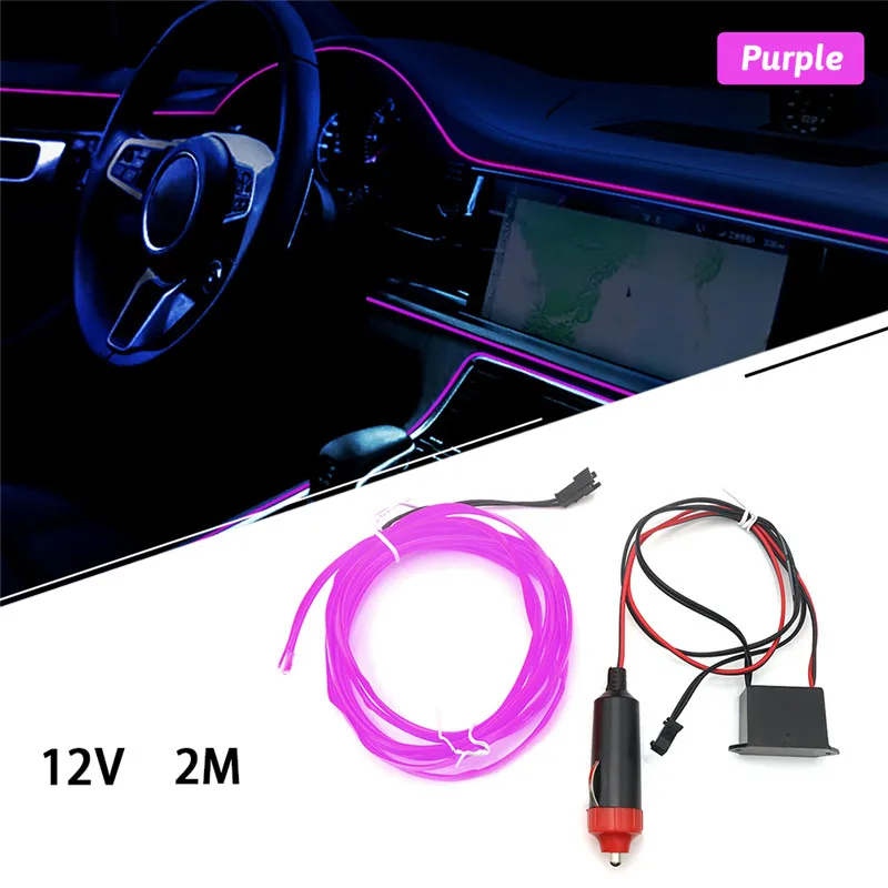 

10 Colors Car DIY Flexible Ambient Light Neon Light For BMW E39 M5 E70 E71 X5 X6 E60 M5 E90 E92 E93 M3 Accessories