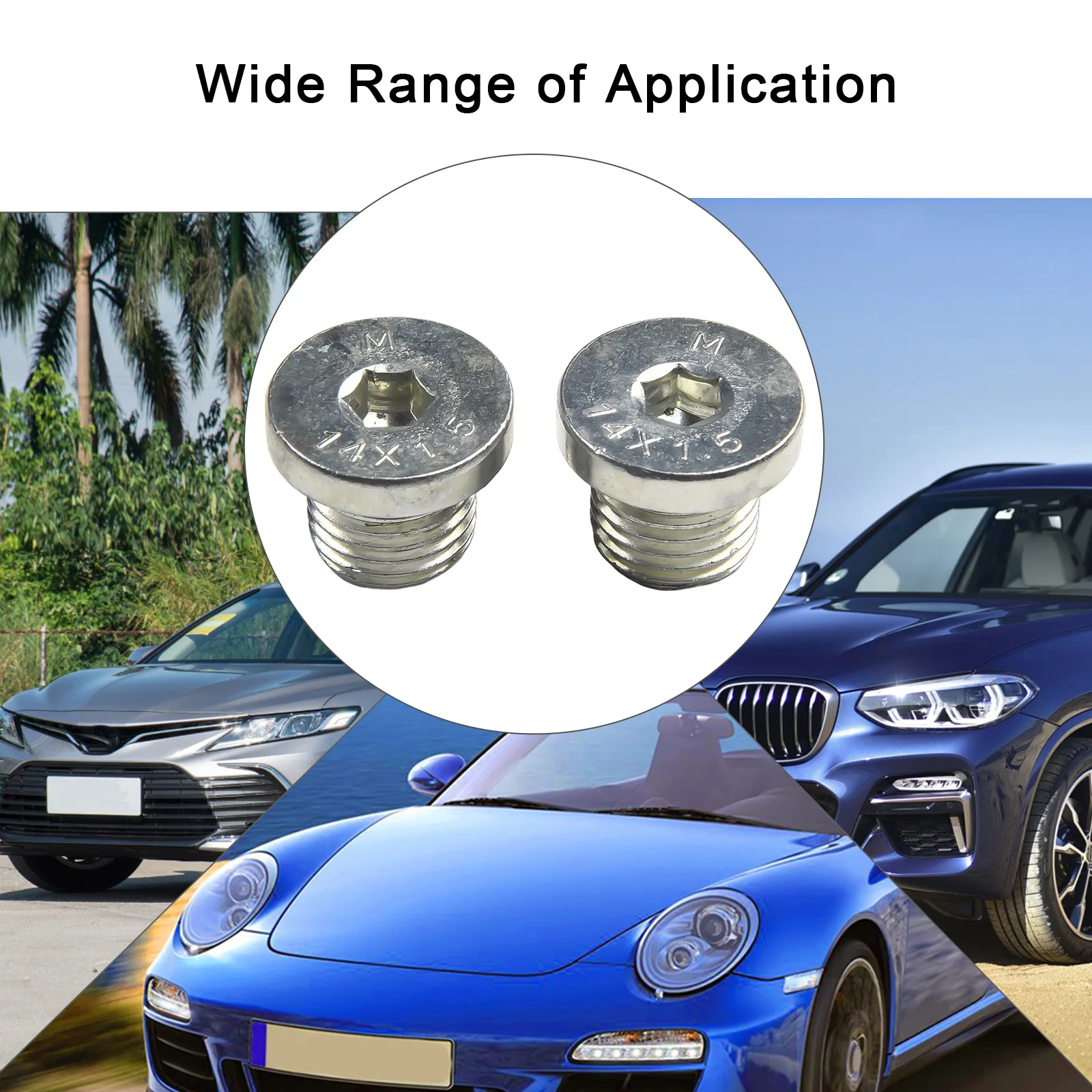 Auto Screw Metal+Rubber Transmission W/ Seal Ring Black+Silver E90 Z8 E52 For BMW E39 E46 E60 Useful Brand New
