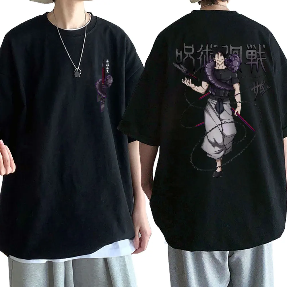 

Hot Anime Jujutsu Kaisen Fushiguro Toji Graphic T Shirts Men Women Harajuku Vintage T-Shirt Oversized Cotton Casual Short Sleeve