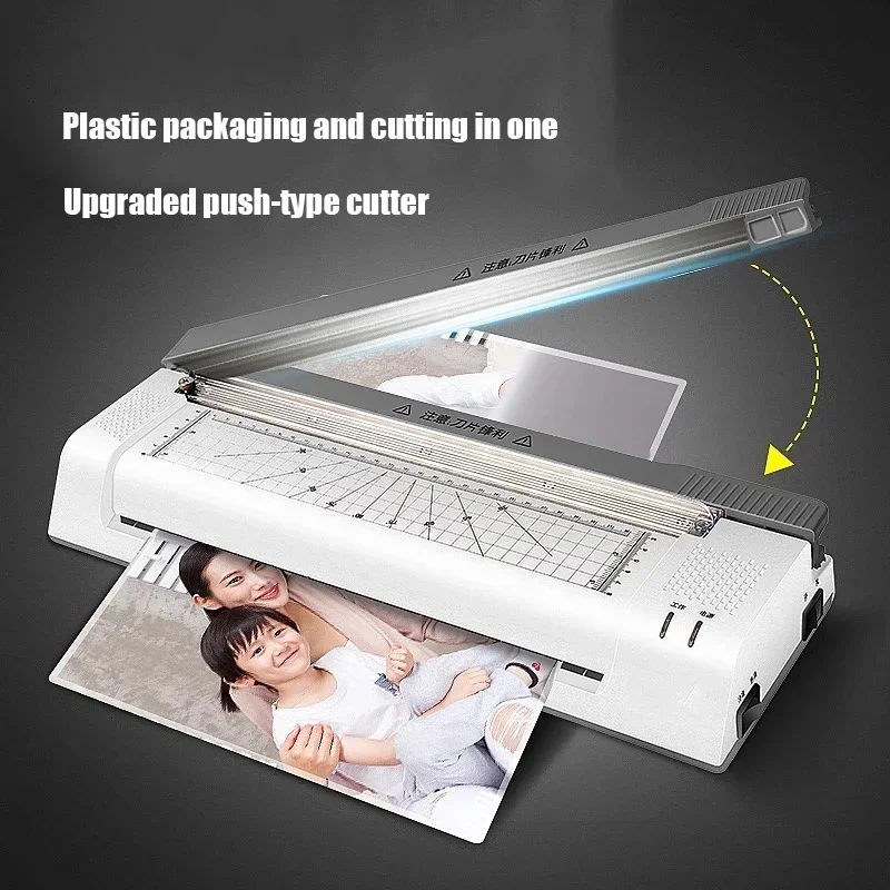 Laminator for A4/A3 photos and documents – YE381C multifunctional home laminating machine (220V/240V)
