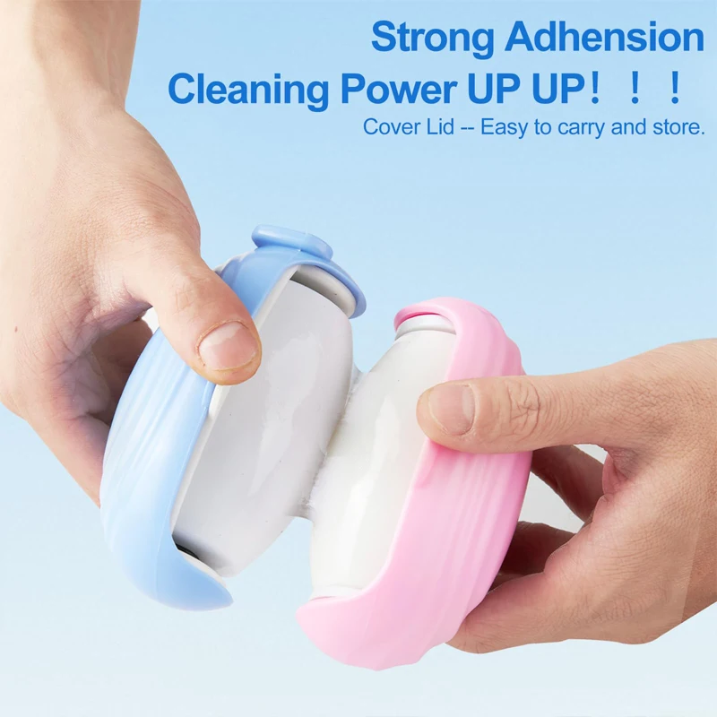 Washable Reusable Lint Roller Portable Sticky Lint Rollers Ball Strong Adhesive for Pet Hair Dust Removal Clothes Furniture Trav