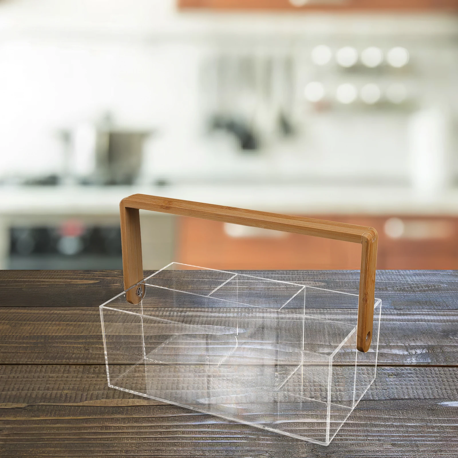 

Cutlery Storage Box Utensil Organizer Holder Acrylic Fork and Spoon Cabinet Transparent Kitchen Utensils Travel