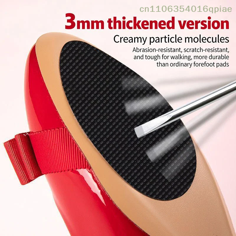(Sommer4) Anti-Rutsch-Pads für High Heels, Anti-Rutsch-Pads für den Vorfuß, verschleißfeste Gummi-Schutzpads für Schuhsohlen
