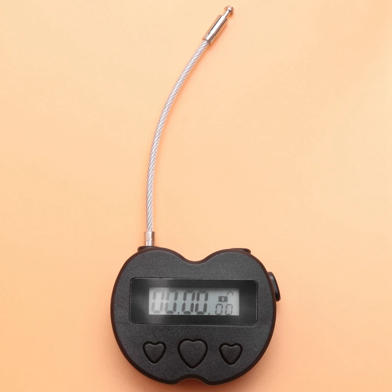 قفل الوقت الذكي، شاشة LCD، قفل الوقت، USB، مؤقت مؤقت قابل لإعادة الشحن، قفل مؤقت إلكتروني للسفر #4