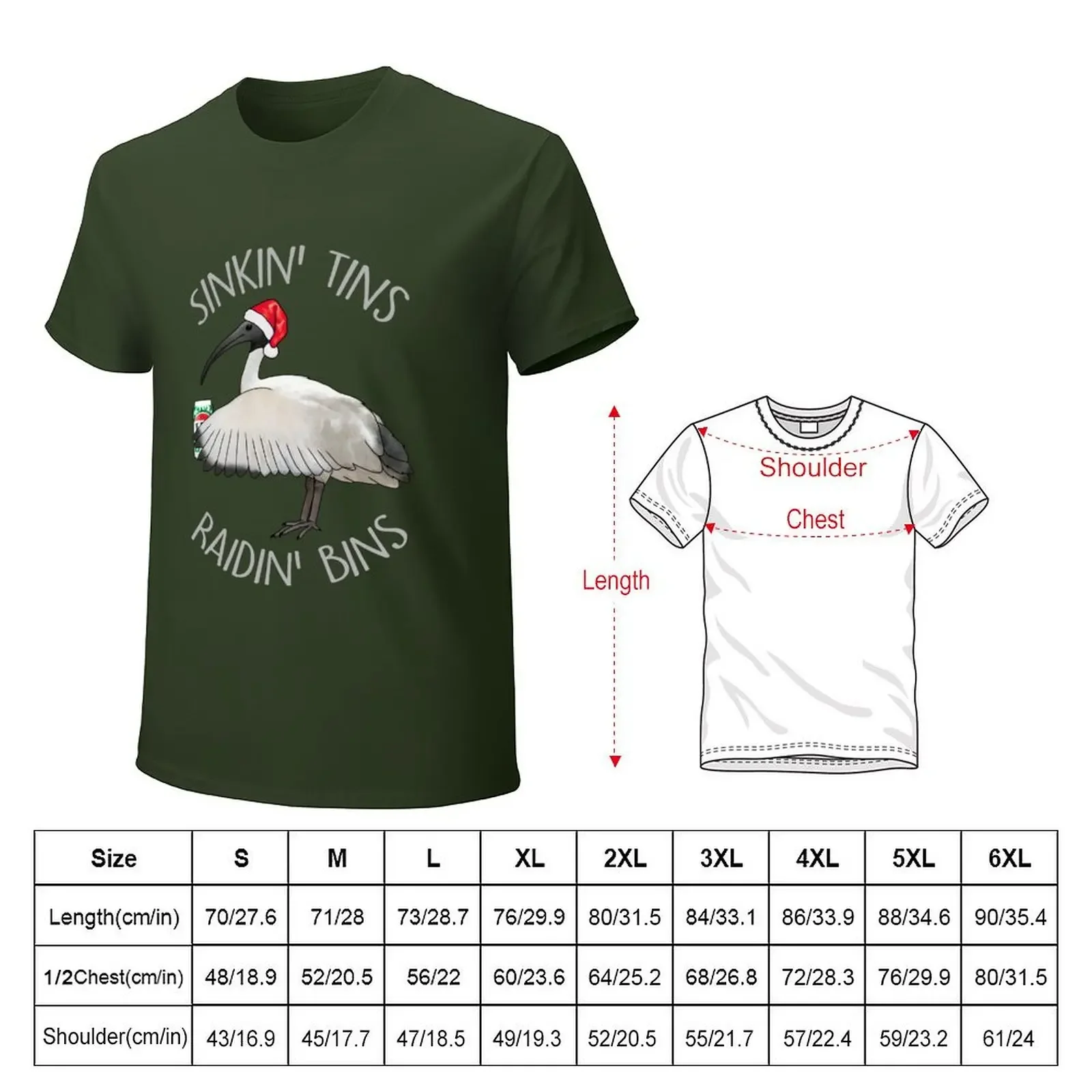 Sinkin tins at xmas T-shirt summer clothes plain kawaii clothes t shirts men