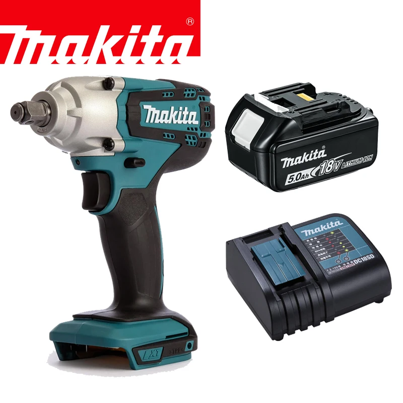 Makita DTW190 18V Li-Ion LXT Impact Wrench High efficiency High Endurance Blue Cordless Impact Wrench Combination