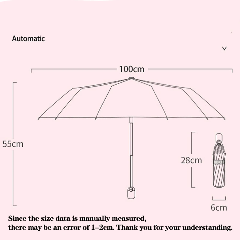 Folding Umbrella,Cute Unicorn,dinosaur,Spaceship Little Tiger,Fashion Sunscreen Umbrella,Reflective stripe design umbrella