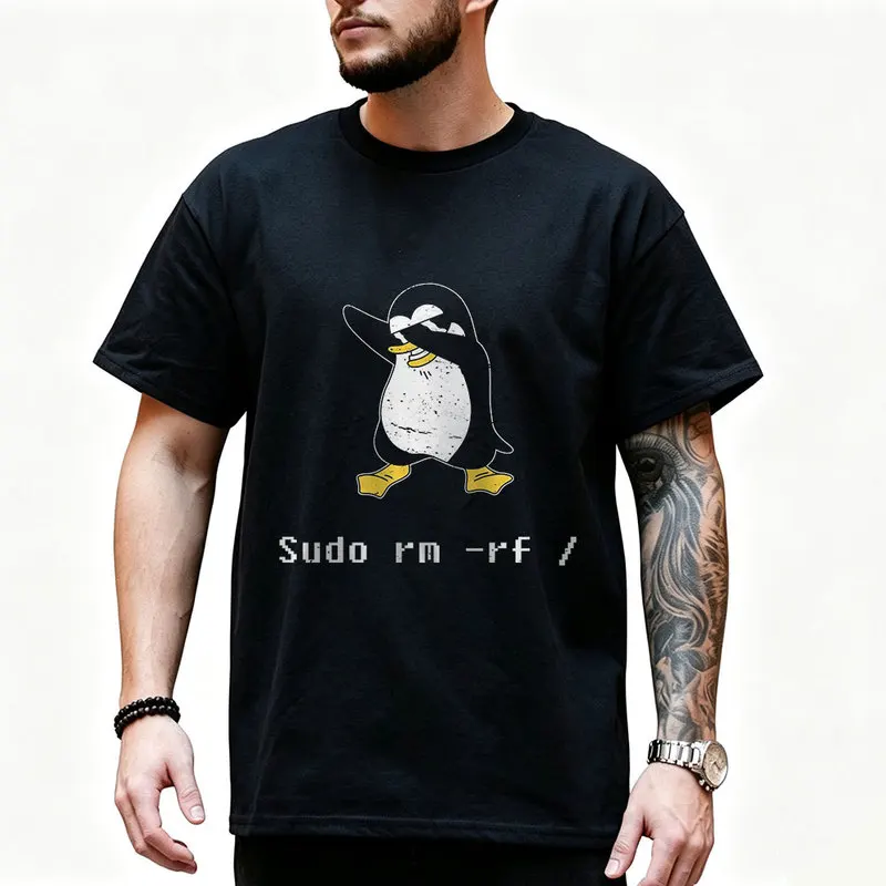 Sudo rm RF Admin Sysadmin Java Linux Geschenk Graphic T‑Shirt for Programmer Software Engineers Geek IT Developer Fan Gift Tees