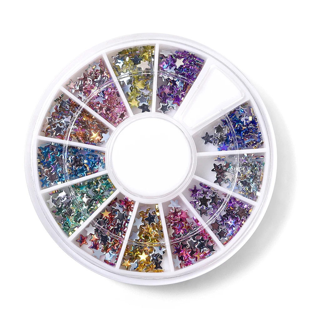 Breloques en Acrylique pour Nail Art, Strass, Gemme, Décoration, Extension, Presse sur les Doigts, Manucure 3D, Accessoires, Outil de Bricolage, 1 Boîte