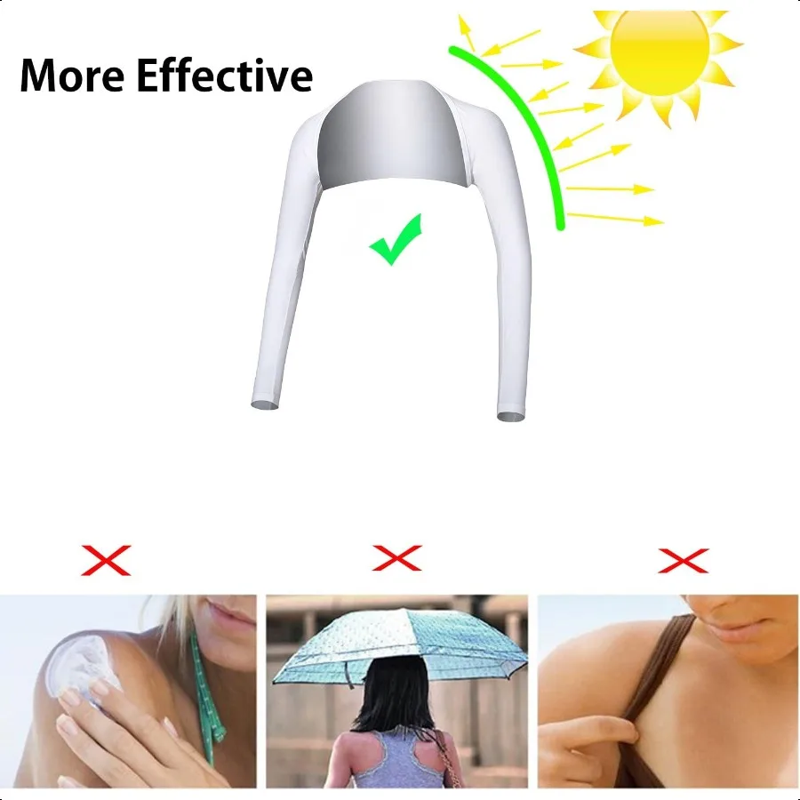 Advanced Cooling Shawl Arm Sleeve Sun Protection Comfortable Breathable for Women Men