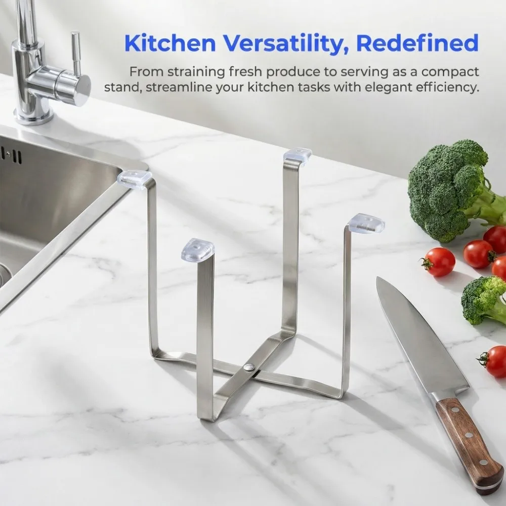 

Эластичный держатель-корзина для кухонной раковины из нержавеющей стали с сеткой от засоров, легкий, одноразовый