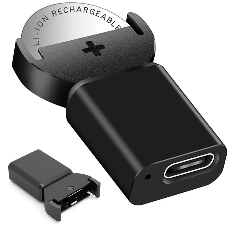 USB Type C Plug Lithium Battery Adapter For LIR2032 LIR2025 LIR1632 ML2032 ML2025 CR2032 Coin Button Cell Battery Fast Charger