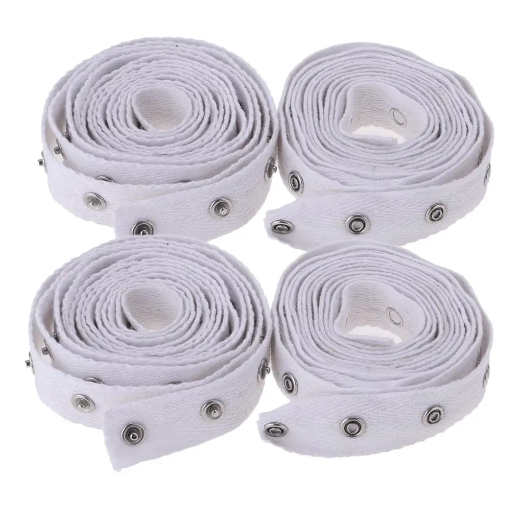 Snap Tape White 4 Yards Press Studs Popper Tape Sewing and Crafting Supplies Garment Accessories for Home Textiles and Bags