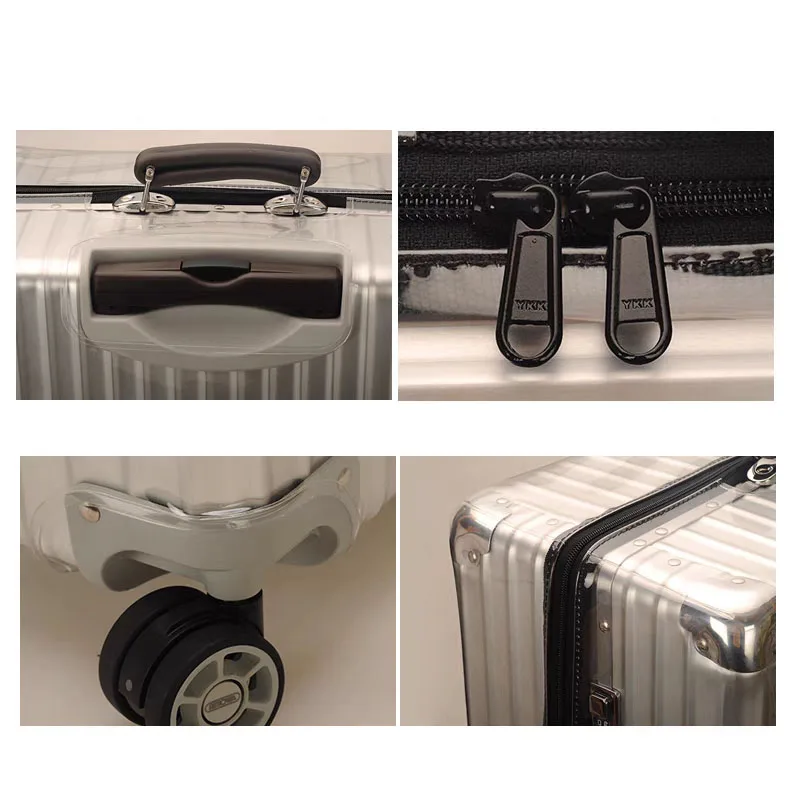 Clear Cover for Rimowa Classic Luggage Dustproof Covers with Zipper PVC Dustproof Cases Not Include Luggage