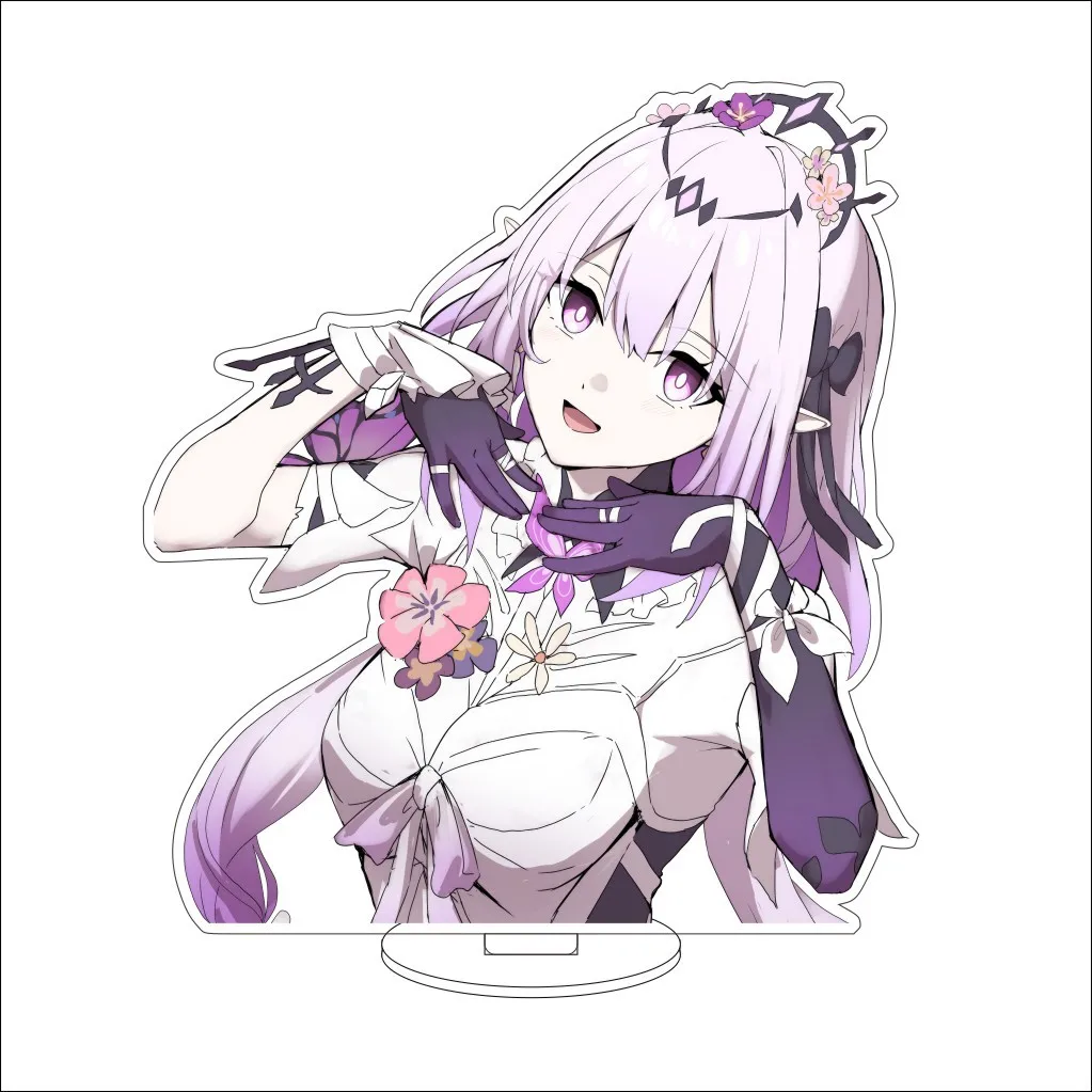 16CM Game Anime Honkai: Star Rail Castorice Cos Acrylic Figure Stand Ornaments Birthday Chrismas Lovely Gifts view 4