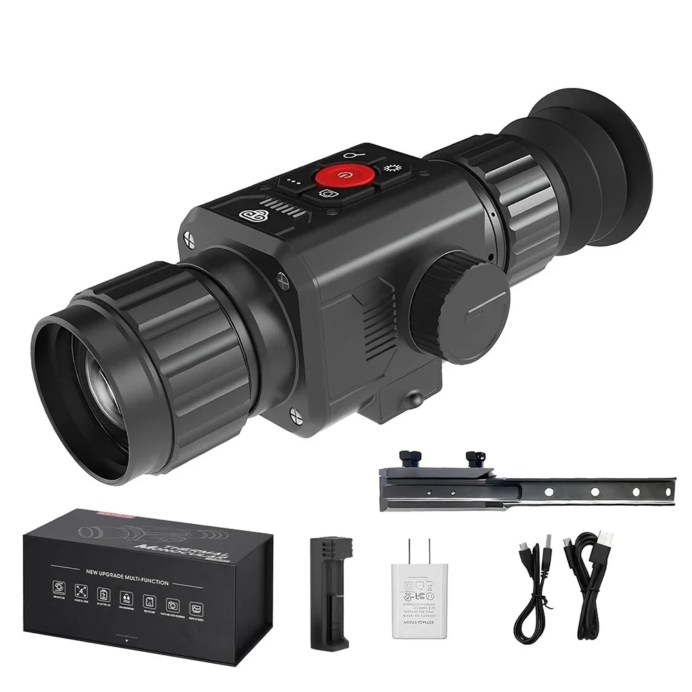 Thermal Imager GR235 Infrared Night Vision Aiming for Hunting Outdoor Adjustable Focus Infrared Thermal Camera Scope Riflescope