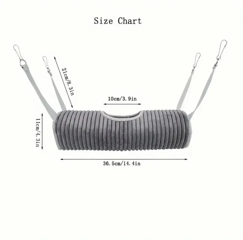 2pcs Ferret Tunnel Hanging Hammock-stain-resistant Polyester,cozy Cotton Fill,ideal for Small Pets Like Mice&squirrels