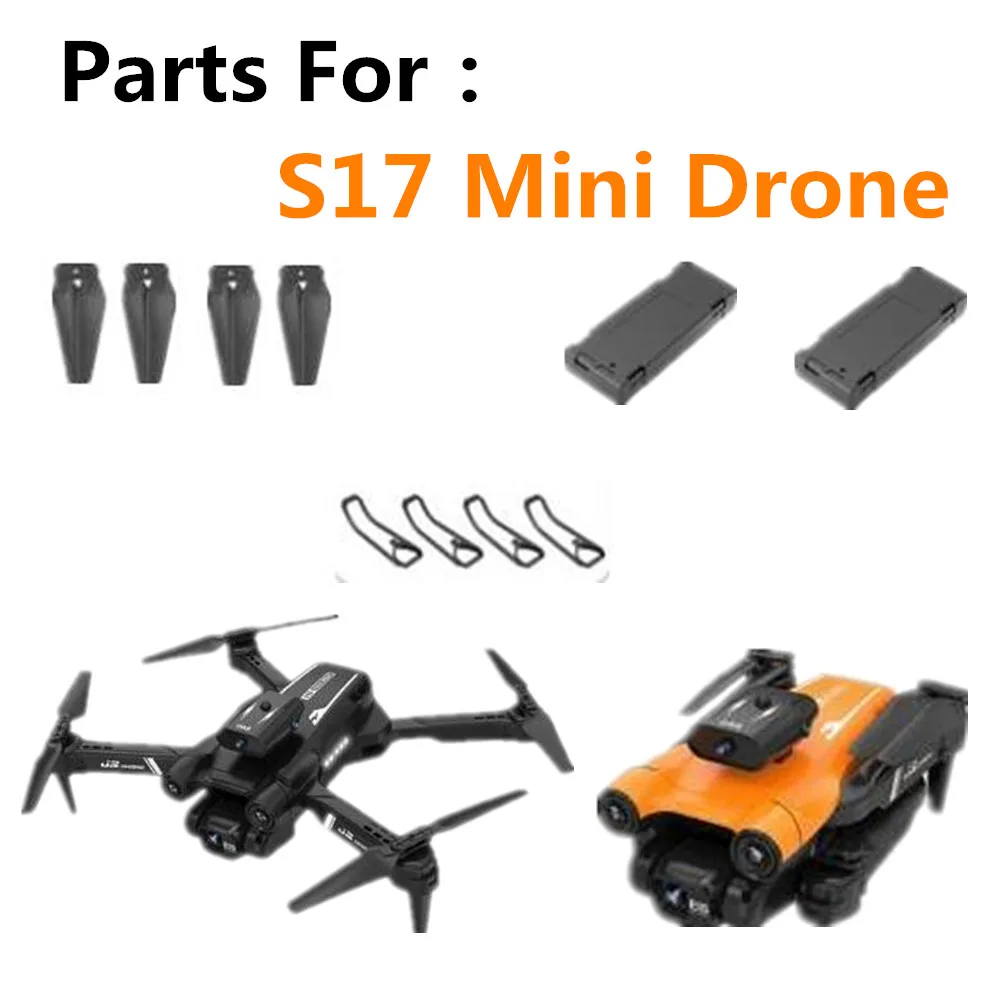 S17 Mini Drone Battery S17 Drone Original Accessories 3.7v 1800 mAh S17 Drones Parts Flying 18 Minutes