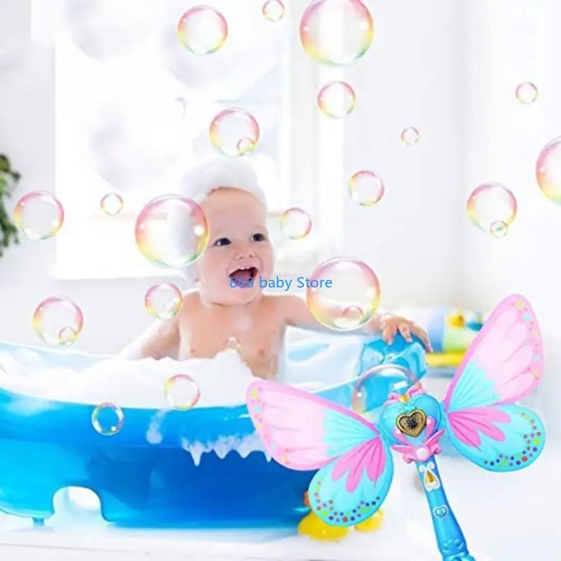 29EEE Outdoorowa zabawka dla dziewcząt Toddler Automatyczne zewnętrzne bąbelki & Wand Bubble Toy Bubble Bubble For