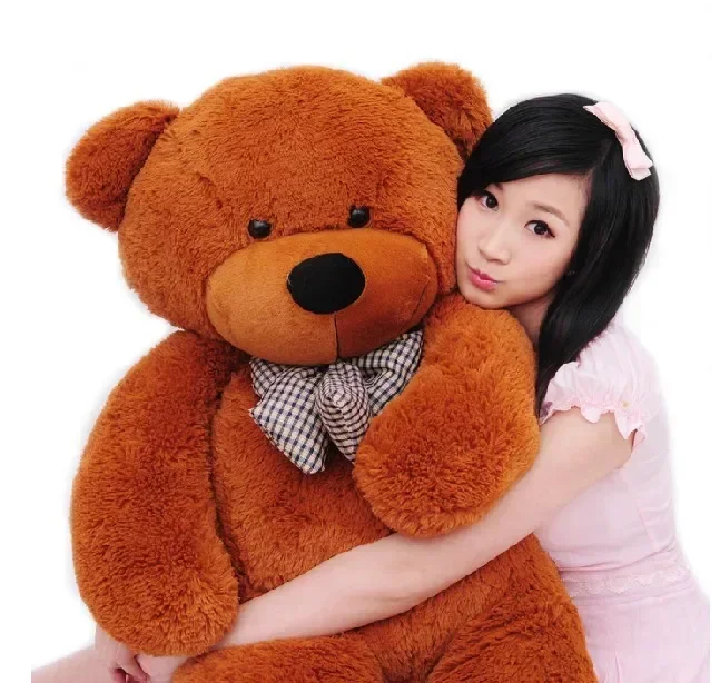 [ Funny ] Huge big 200cm Stuffed animal teddy bear cover plush soft toy doll pillow cover ( without stuff ) kids baby girl gift