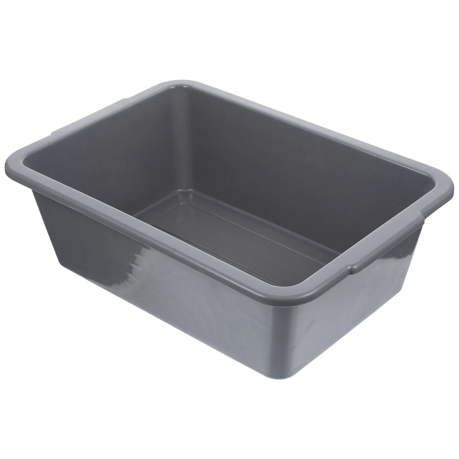 

Rectangular Plastic Storage Bin 34x23.8x10.9cm Multifunctional Bus Tub Handles for Restaurant Home Delivery Storage Wash