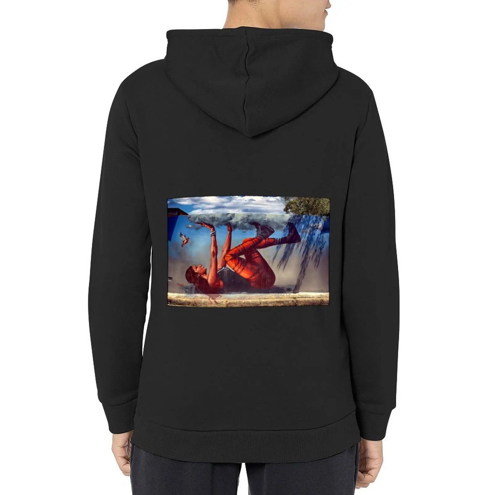 

Bracing a Falling Sky Hoodie aesthetic clothing men clothing autumn clothes new in hoodies
