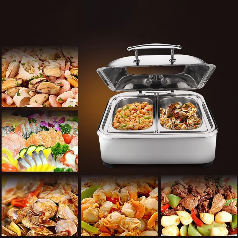 

Household food insulation meal stove buffet food heating hot pot portable heating equipment