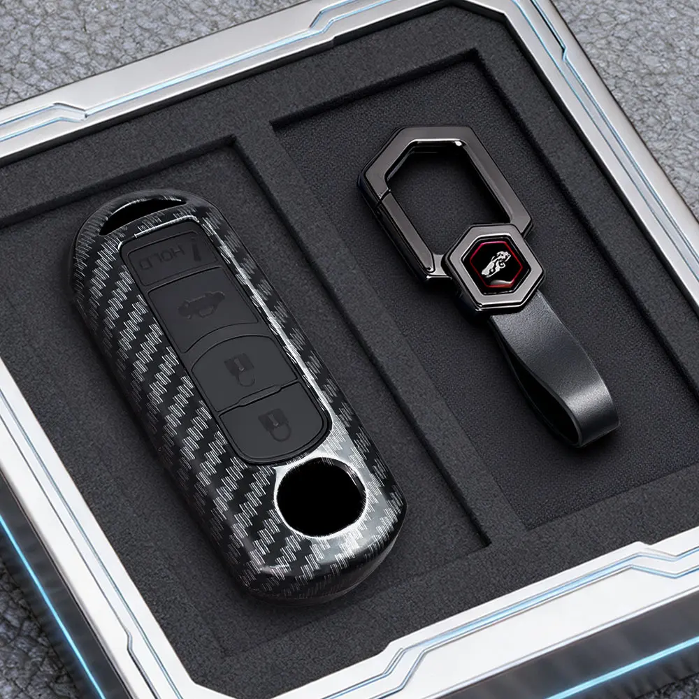 Fernbedienungs-Schlüsselhülle für MAZDA CX-5 CX-3 2 3 5 6 CX-7 CX-9 Demio Speed Miata MX5 Hülle 2 3 4 Tasten 2018 2019 2020 2021 – Detail 7