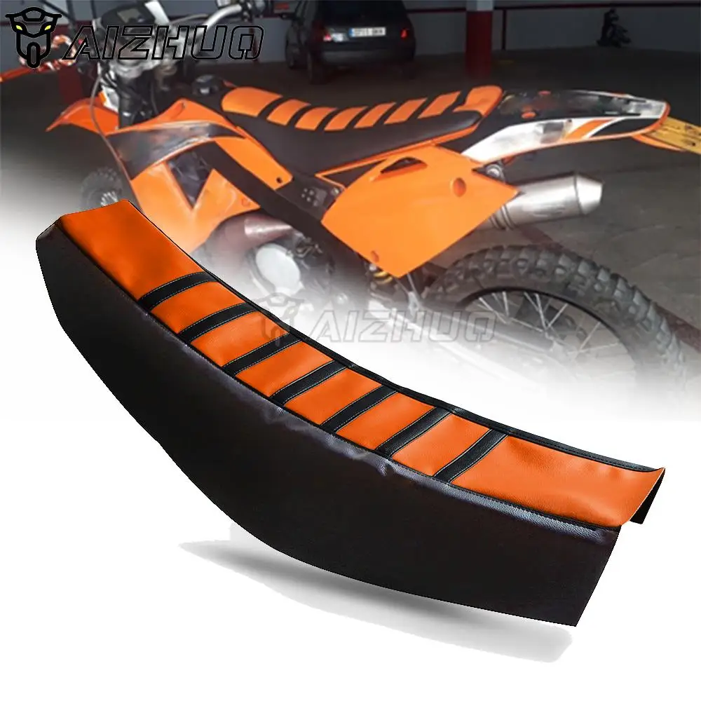 For Honda XR230 MOTARD XR250 BAJA XR400 XR650R XR400 XR 230 250 650 Rubber Motorcycle Striped Soft-Grip Gripper Soft Seat Cover