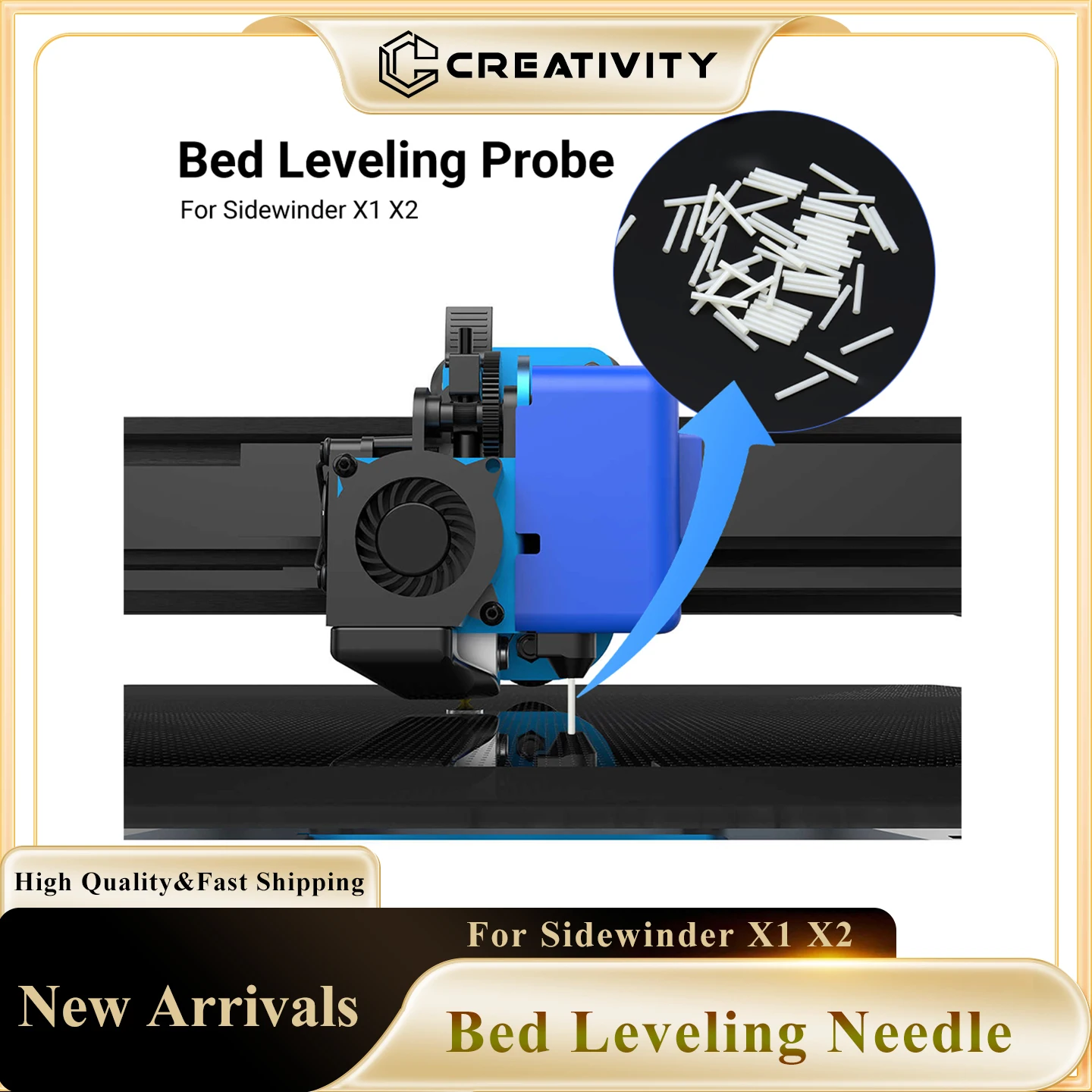 

ABL-Touch Leveling Needle for Artillery Sidewinder X1X2 /Genius Pro 3D Printer part