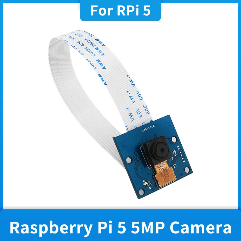 

Модуль камеры с датчиком Raspberry Pi 5 5MP OV5647 веб-камера с 15 см 22pin FFC дизайн для Raspberry Pi 5 PI5