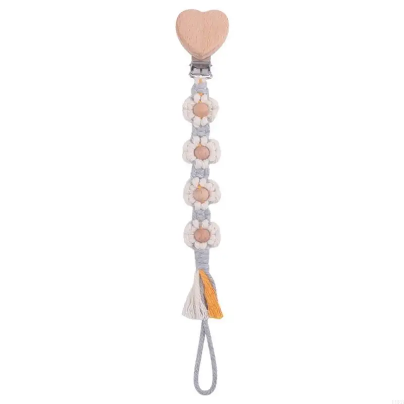 

Pacifier Clip Chain Holder Anti-drop Baby Teething Toy Dummy Nipple Organiser L8RB