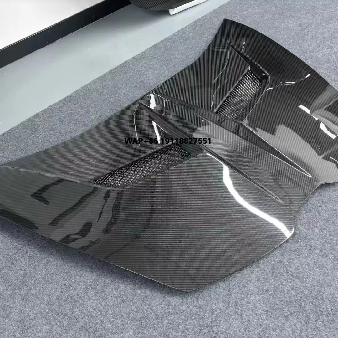 

High Quality V Style Dry Carbon Fiber Engine Hood for Huracan LP610 LP580 EVO Upgrade Dry Carbon Fiber Engine Cover