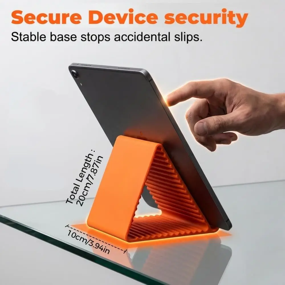

Gifts Flexible Foldable Silicone Phone Holder Non-Slip Adjustable Aluminum Phone Stand Portable Airplane Phone Holder