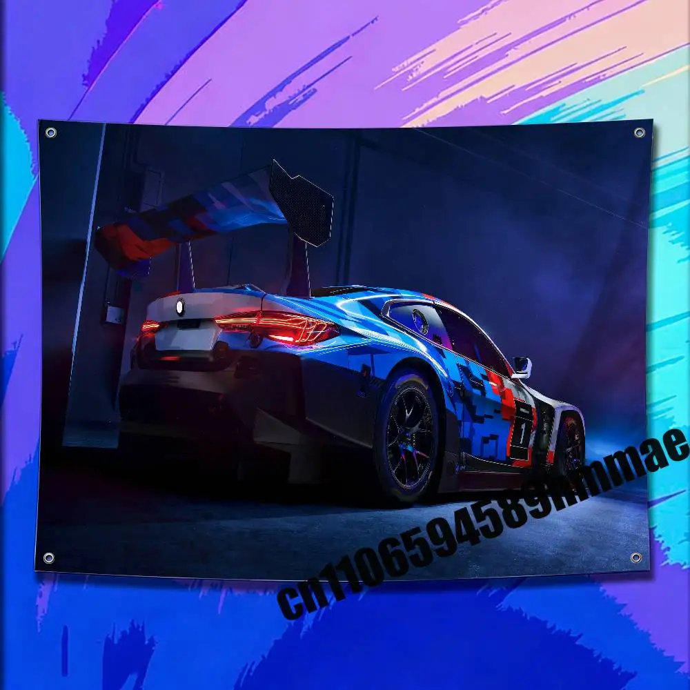 For 80x120cm 70x115cm 150x200cm 100x150cm 50x70cm Sprot E-E30 Car B-BMWES Flag Garden Wall Banner Tapestry