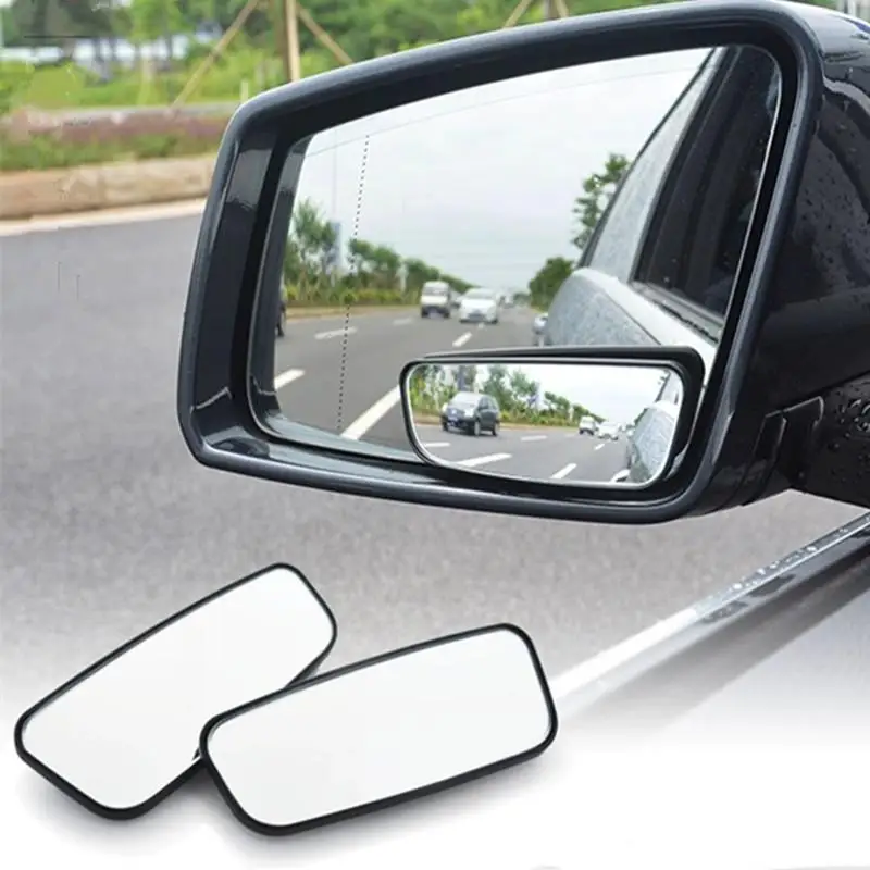 1 Pair of Car Blind Spot Rearview Mirrors, High-Definition anti Glare Dual Blind Spot Auxiliary Mirrors, General Motors Square R
