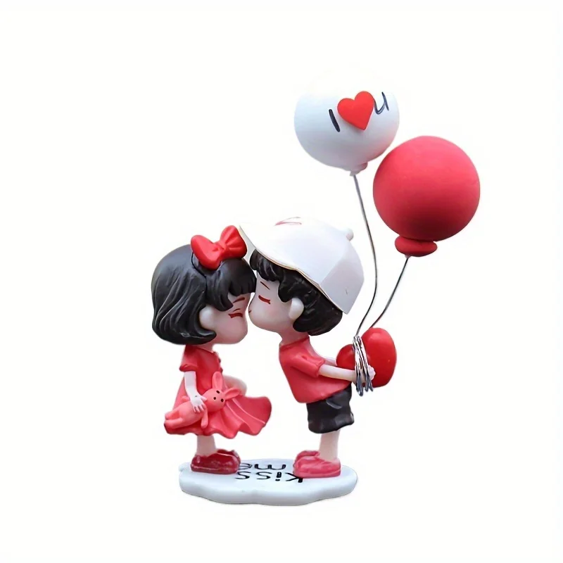 1pc Cute couple decorations for cars, car decorations, kissing couple dolls