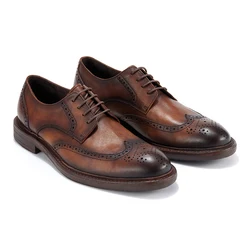 Men's Full-grain Genuine Leather Formal Dress Shoes Soft Comfortable Business Casual Footwear Classic Men's Footwear