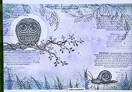 2024 Halloween Snails and owls Stamps DIY scrapbooking craft supplies stamp photo album card making