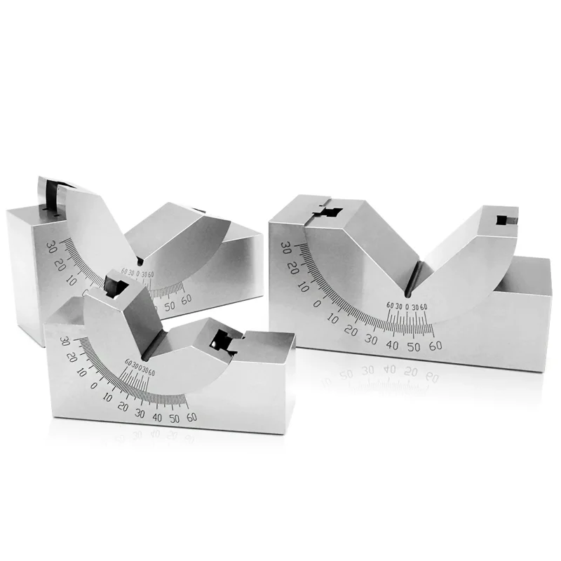 

Adjustable Angle Gauge High Precision Pad Gauge Grinding Machine Milling Machine V-Type Inclination Block Ruler Angle Pad Block
