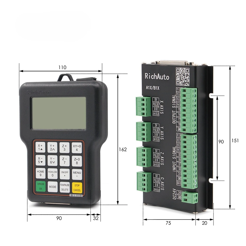 نسخة جديدة! وحدة تحكم RichAuto DSP A11 باستخدام الحاسب الآلي جهاز توجيه القناة اللاسلكية مقبض الحركة #2