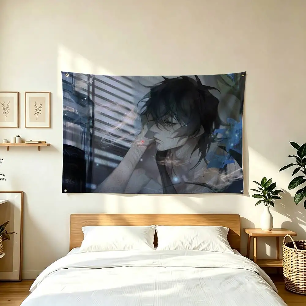 S-Slow Damage Visual Novel  Flag Suitable For Party Club Outdoor Interior Wall Decoration Banner Fans Gift