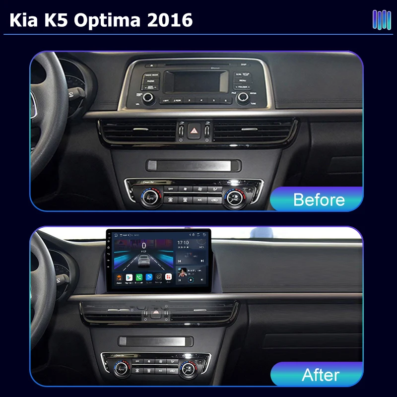 AI VOICE Carplay WIFI 4G For Kia K5 Optima 2016 Car Radio Android Multimedia Player with GPS Navi Stereo Screen Video Tape